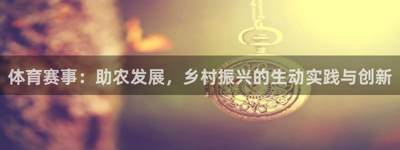 体育赛事：助农发展，乡村振兴的生动实践与创新